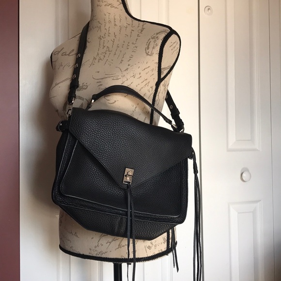 rebecca minkoff darren messenger black